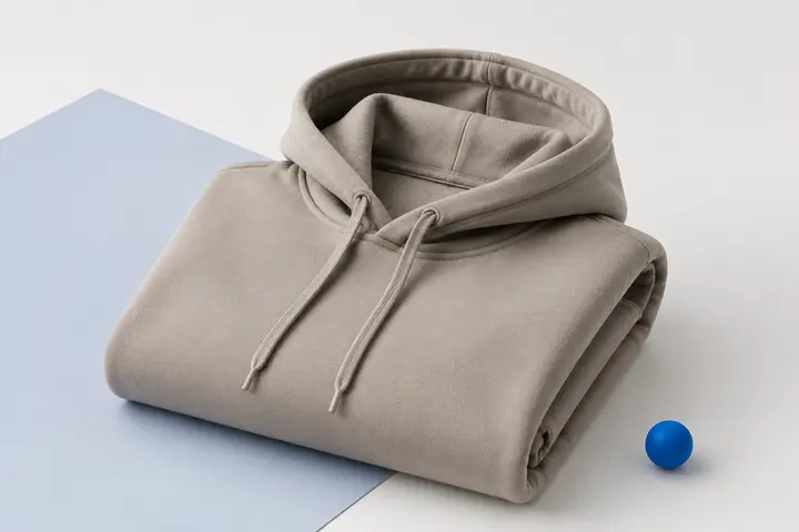 Hoodies category still life